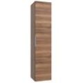 Hochschrank WELLTIME "Ahus", braun (tobacco oak), B:35cm H:160cm T:35cm, Schränke, mit Soft-Close-Funktion, Breite 35 cm, FSC-zertifiziert