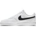 Sneaker NIKE SPORTSWEAR "COURT VISION LOW NEXT NATURE" Gr. 37,5, schwarz-weiß (white, black, white) Schuhe Design auf den Spuren des Air Force 1