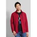 Langjacke BUGATTI, Herren, Gr. 50, rot, 100% Polyester, casual, regular fit, Langarm Manschette, Jacken, mit wasserabweisender Funktion