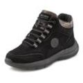 Sneaker LASCANA, Damen, Gr. 36, schwarz, Obermaterial: 100% Lederimitat. Futter: 100% Textilmaterial. Decksohle: 100% Textilmaterial. Laufsohle: 100% Synthetik, unifarben, casual, Schuhe, mit leichter Sohle, Outdoorschuhe,Freizeitschuhe,Trekking Boots, VEGAN