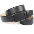 Ledergürtel ANTHONI CROWN, Damen, Gr. 115, schwarz, Rindsleder, casual, Gürtel, Automatik Schließe