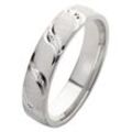 Trauring FIRETTI "Schmuck Geschenk Hochzeit Ehering "LIEBE"" Fingerringe Gr. 16,5, ohne Zirkonia, Silber 925 (Sterlingsilber), 5 mm, silberfarben wahlweise mit oder ohne Zirkonia