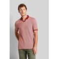 Poloshirt BUGATTI Gr. L, braun (rost) Herren Shirts mit Kontraststreifen