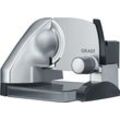GRAEF Allesschneider "SlicedKitchen SKS 50000", silber (silberfarben), B:29,5cm H:28,5cm T:37cm, Allesschneider, inkl. Aufbewahrungsbox & MiniSlice-Aufsatz