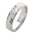 Trauring FIRETTI "Schmuck Geschenk Hochzeit Ehering "LIEBE"" Fingerringe Gr. 16,5, mit Zirkonia, Silber 925 (Sterlingsilber), 5,0 mm, silberfarben (silberfarben, kristallweiß) wahlweise mit oder ohne Zirkonia