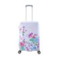 Koffer ELLE "Flower", Gr. B/H/T: 45.00cm x 68.00cm x 27.00cm, weiß, Polyester, Koffer, ABS/PC