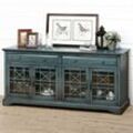 Lomadox - Sideboard 178 cm antik blau lackiert Vintage ALLORA-143 - blau