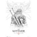GBEye Poster Witcher - Geralt Sketch
