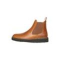 Chelseaboots HENRY STEVENS "Betty CB Businessschuh" Gr. 37, braun (cognac) Damen Schuhe Schlupfstiefeletten Boots Leder handgefertigt, Stiefelette