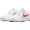 Sneaker NIKE SPORTSWEAR "COURT VISION LOW NEXT NATURE", Gr. 47,5, weiß (weiß, picant), Synthetik, sportlich, Schuhe, Design auf den Spuren des Air Force 1