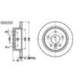 ATE Bremsscheibe 24.0110-0396.1 VollHinten Rechts Links für MINI Mini Cooper D S One SD First John Works JCW GP