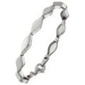 Armband JOBO, silber (silber 925, weiß), Armbänder, Damen, Silber 925 (Sterlingsilber), 925 Silber mit 55 Zirkonia 19 cm