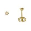 Paar Ohrstecker FIRETTI "Schmuck Geschenk Gold 750 Ohrschmuck Solitär" Ohrringe Gr. 0,15 ct LR = lupenrein, Gelbgold 750-Diamanten, goldfarben (gelbgoldfarben) Damen mit Brillant - Krappenfassung