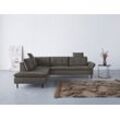 Ecksofa INOSIGN "Birkholm L-Form", grau, B:270cm H:83cm T:226cm, 98% Polyester 2% Polyamid, Sofas, Armlehnverstellung, auch in Easy Clean Bezug - mit Wasser zu reinigen