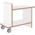 Rollwagen TOJO "Tojo-freund", weiß, B:80cm H:58cm T:32cm, MDF, Rollwagen, mit Rollen, aus beschichtetem MDF, Breite 80 cm