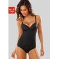 Body NUANCE Gr. 70, Cup A, schwarz Damen Bodies mit Schale, Basic Dessous