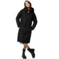 Winterjacke MARIKOO "Tomomii XVI" Gr. XL, schwarz Damen Jacken warmer Winter Stepp Mantel mit Kapuze