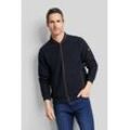 Sweatjacke BUGATTI Gr. L, blau (marine) Herren Sweatjacken mit Collegekragen