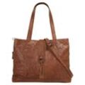 Aktentasche SPIKES & SPARROW, Damen, Gr. B/H/T: 40cm x 29cm x 13cm onesize, braun (cognac), Leder, vintage, Taschen, echt Leder