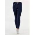 Jeggings FREDDY "NOW SKINNY" Gr. XS, N-Gr, blau (blue navy) Damen Hosen mit Lifting & Shaping Effekt