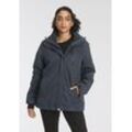 3-in-1-Funktionsjacke POLARINO, Damen, Gr. 46, blau (marine), Web, Obermaterial: 100% Polyester. Futter: 100% Polyester. Innenjacke: 100% Polyester, unifarben, sportlich, bequem hüftbedeckend, Jacken, Außenjacke: 3.000mm Wassersäule, wind- & wasserdicht, atmungsaktiv