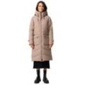 Winterjacke MARIKOO "Tomomii XVI", Damen, Gr. L, grau (taupe grau), Obermaterial: 100% Polyester; Innenmaterial: 100% Polyester; Fütterung & Wattierung: 100% Polyester, Jacken, warmer Winter Stepp Mantel mit Kapuze