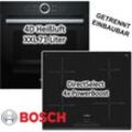 Herdset Bosch Backofen 71 Liter mit Induktionskochfeld PowerBoost - autark, 60 cm