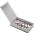 Besteck-Set PINTINOX "Esclusivi", silber (edelstahlfarben), 7 tlg., Edelstahl 18/0, Essbesteck-Sets, Saefoodbesteck, 6 Gabeln und eine Hummerzange