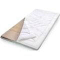 Topper STENDEBACH "Topper Softtop Luxus TENCEL™ Kaltschaum", grau, B:100cm H:8cm L:200cm, Kaltschaum, Topper, mit besonders weichem Schulter- und Fußbereich