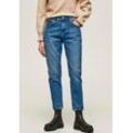 Relax-fit-Jeans PEPE JEANS "VIOLET" Gr. 25, L-Gr, blau (light blau long), Damen, Obermaterial: 99% Baumwolle, 1% Elasthan, Jeans, im lässigen Boyfriend-Style