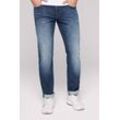 Regular-fit-Jeans CAMP DAVID Gr. 29, Länge 32, blau Herren Jeans mit Bleaching-Effekten