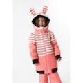 Winterjacke WEEDO "BUNNYDO Hase", Damen, Gr. 116, pink (pink_rote_streifen), Obermaterial: 100% Polyester, Innenmaterial: 50% Polyamid, 50% Polyester; Füllung: 100% Polyester, sportlich, normal, Langarm, Jacken, Atmungsaktiv, wasserdicht, helmkompatible Kapuze