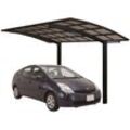 Einzelcarport XIMAX "Portoforte Typ 80 Standard-schwarz" Carports Gr. H: 240 cm, schwarz Aluminium