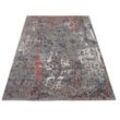 Teppich OCI DIE TEPPICHMARKE "Juwel Liray" Teppiche Gr. B/L: 200 cm x 290 cm, 20 mm, 1 St., rot (rosenholz) Esszimmerteppiche Kurzflor, Wohnzimmer, Marmor Optik, Hoch Tief Effekt