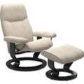 Relaxsessel STRESSLESS "Consul", beige (beige jasmine), B:85cm H:100cm T:77cm, Leder BATICK: BATICK ist ein leicht korrigiertes, durchgefärbtes und genarbtes Möbelleder, bei dem die meisten Unebenheiten und Spuren in der Regel entfernt wurden., Leder PALOMA: PALOMA ist ein durchgefärbtes Semianilin-Möbelleder mit natürlicher Narbung., ROHLEDER Stoff Q2 FARON: Ein fester zuverlässiger Bouclu00e9 mi