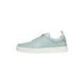 Sneaker N91 "Court W AB Damensneaker", Damen, Gr. 37, blau (mint), Leder, Textil, casual, Schuhe, Turnschuh Leder handgefertigt, sportlicher Freizeitschuh Damen