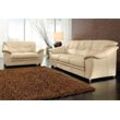 Polstergarnitur SIT & MORE "Top Savona" Sitzmöbel-Sets Gr. Kunstleder SOFTLUX, beige (creme) Kunstleder SOFTLUX (2-tlg.), aus je einem 2- und 3-Sitzer