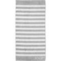 JOOP! Handtücher Classic Stripes Handtuch Silber 50 x 100 cm