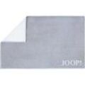 JOOP! Handtücher Classic Doubleface Badematte Silber/Weiß 50 x 80 cm