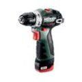 Metabo - Akku-Bohrschrauber Powermaxx bs bl 2x Stecksitz-akku 2,0 Ah Ladegerät lc 40