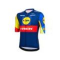 Santini Herren Kurzarmtrikot »Team Lidl-Trek 2024«, mit Raw-Cut-Ärmeln