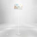 Kinderlampe Lampe Babyzimmer Regenbogen Sterne Stehlampe Tischlampe Deckenlampe Stehleuchte - Weiß, Mehrfarbig 1 (Ø38 cm) - Paco Home