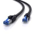 Primewire Patchkabel CAT 8 mit Baumwollummantelung - Gigabit Ethernet LAN Kabel - 40 Gbit/s - S/FTP PIMF Schirmung - Netzwerkkabel - 25m