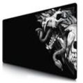 Titanwolf Gaming Mauspad, XXXL Speed Mousepad 1200 x 600 mm, Geschwindigkeit & Präzision, Wolf Skull