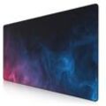 Titanwolf Gaming Mauspad, XXXL Speed Mousepad 1200 x 600 mm, Geschwindigkeit & Präzision, Farbiger Rauch