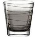 LEONARDO Gläser-Set VARIO STRUTTURA, Glas, 250 ml, 6-teilig, grau