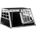 PETSTUFF® Alu Hundetransportbox 2-türig mit Trennwand