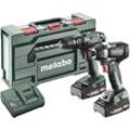 Metabo - Combo-Set sb 18 + ssd 18 lt 200 bl -Akku-Schlagbohrschrauber, Akku-Schlagschrauber inkl. Ak