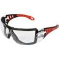 Schutzbrille Arbeitsschutzbrille Sicherheitsbrille Radbrille Sportbrille Farblos mit Gurt