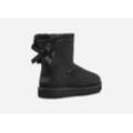 UGG® Mini Bailey Bow II Boot für Damen | UGG® EU in Black, Größe 36, Veloursleder